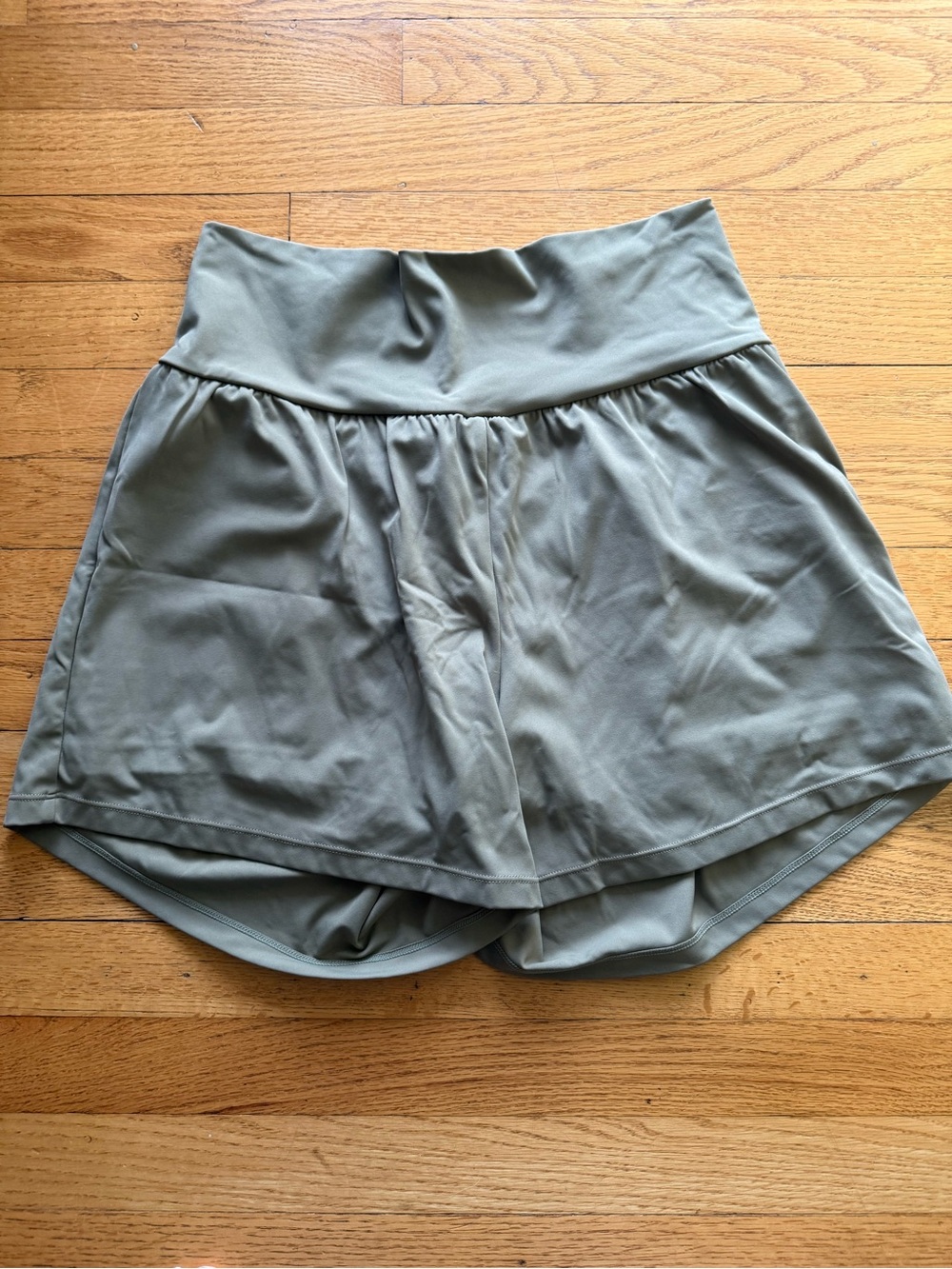 Halara Women's High-Waist Athletic Shorts — Sage Green 5” Length